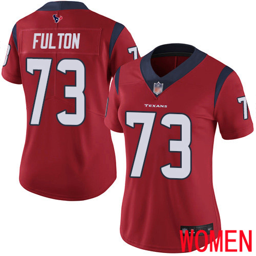Houston Texans Limited Red Women Zach Fulton Alternate Jersey NFL Football #73 Vapor Untouchable->houston texans->NFL Jersey